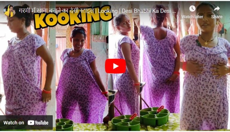 Traditional Style Cooking in Summer | Desi Bhabhi’s Desi Style | Transparent Wear Bhabhi